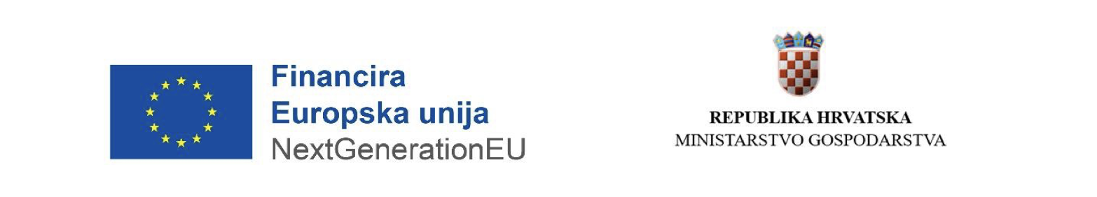 Financira Europska unija – NextGenerationEU; Republika Hrvatska – Ministarstvo gospodarstva